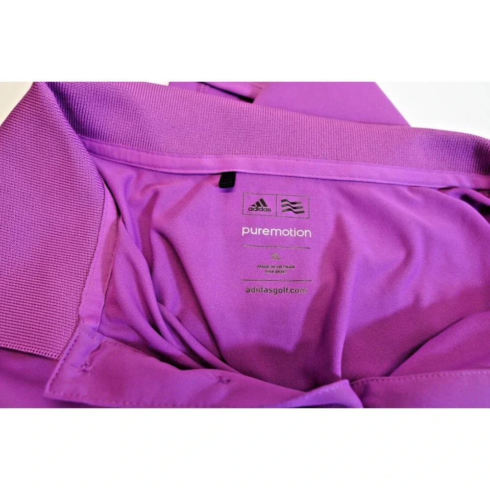 ADIDAS Puremotion Golf Polo Shirt XL Dark‎ Violet